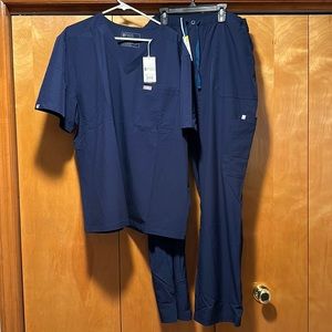 Navy Blue Men’s Figs Set